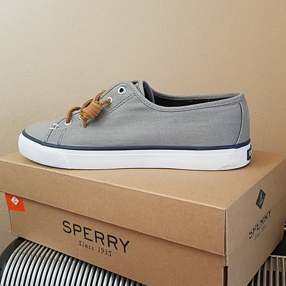 Sperry Shoes - NIB- SPERRY TOP-SIDER GREY CANVAS DECK/BOAT SHOES